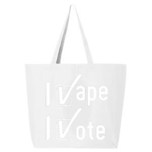 Funny I Vape I Vote, I V Ape I V Ote Meme I Vape Funny I Vote Meme 25L Jumbo Tote