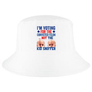 Funny IM Voting For The Convicted Felon Not Sniffer Cool Comfort Performance Bucket Hat