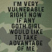 Funny IM Very Vulnerable Right Now If Any Goth Legacy Tie Dye Trucker Hat