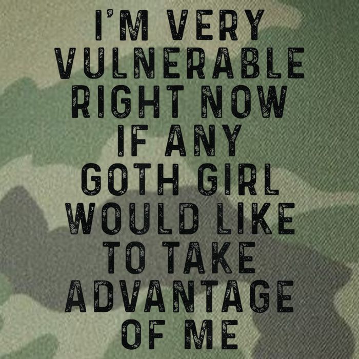 Funny IM Very Vulnerable Right Now If Any Goth Legacy Tie Dye Trucker Hat