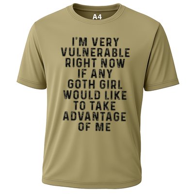 Funny IM Very Vulnerable Right Now If Any Goth Performance Shirt