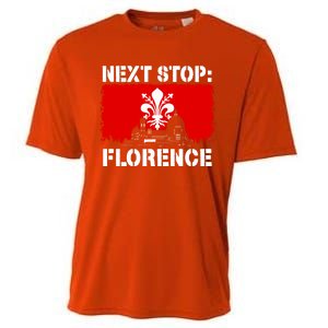 Florence Italy Vacation Trip Next Stop Vacay Vibes Souvenir Gift Cooling Performance Crew T-Shirt