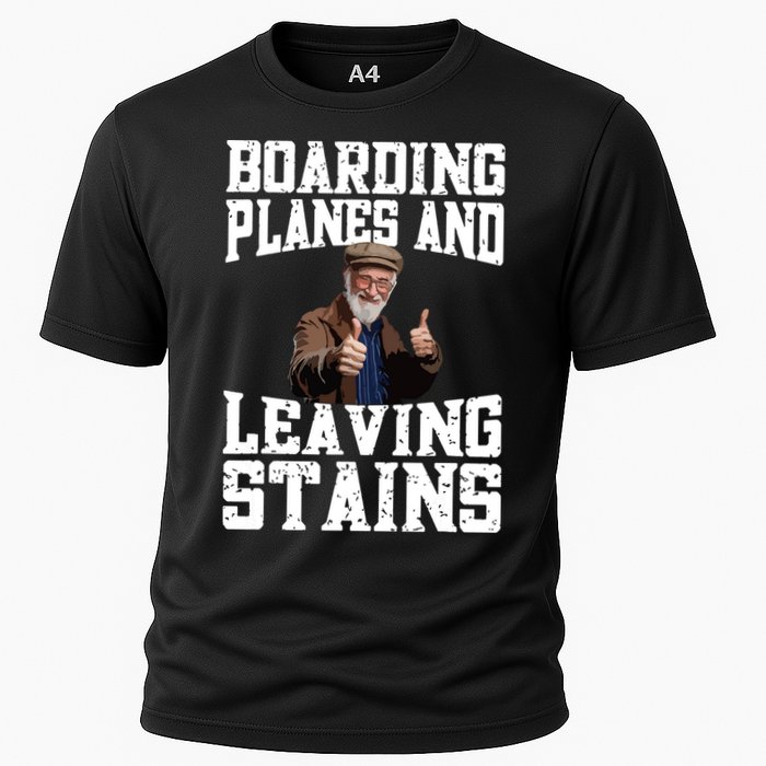 Funny Inappropriate Vacation Design Embarrassing Airport Cooling Performance Crew T-Shirt