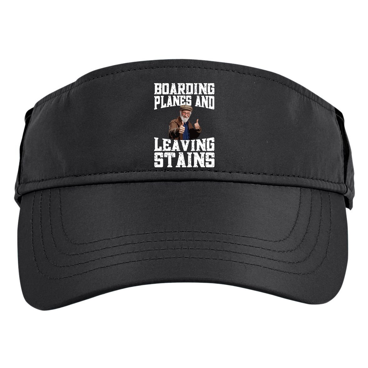 Funny Inappropriate Vacation Design Embarrassing Airport Adult Drive Performance Visor
