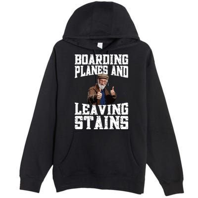 Funny Inappropriate Vacation Design Embarrassing Airport Premium Pullover Hoodie