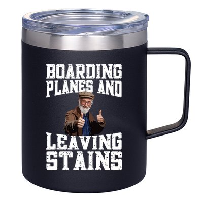 Funny Inappropriate Vacation Design Embarrassing Airport 12oz Stainless Steel Coffee Mug