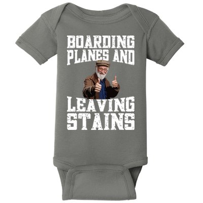 Funny Inappropriate Vacation Design Embarrassing Airport Baby Bodysuit