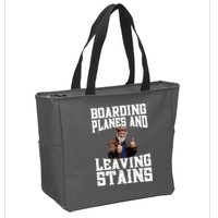 Funny Inappropriate Vacation Design Embarrassing Airport Zip Tote Bag