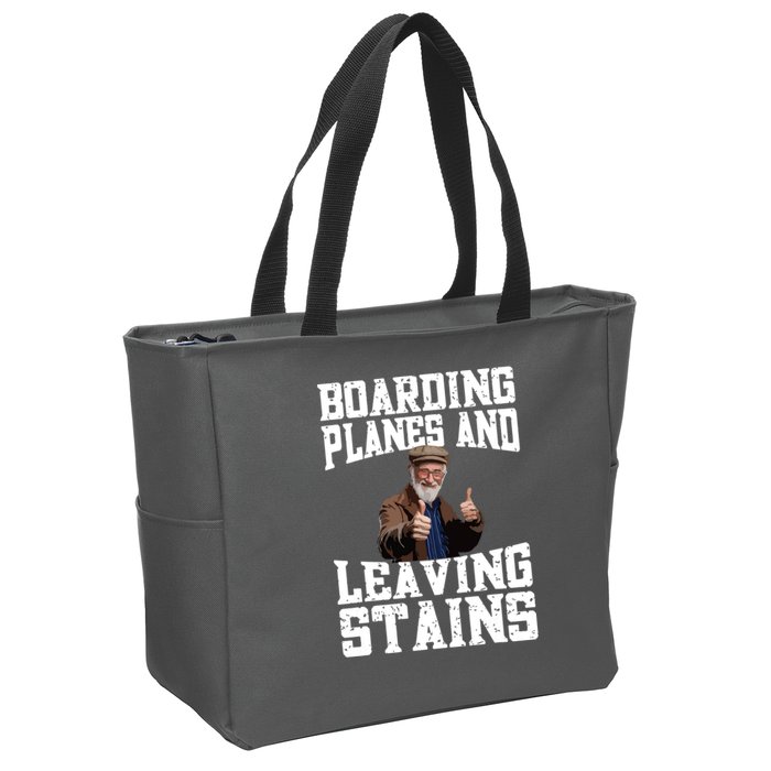 Funny Inappropriate Vacation Design Embarrassing Airport Zip Tote Bag
