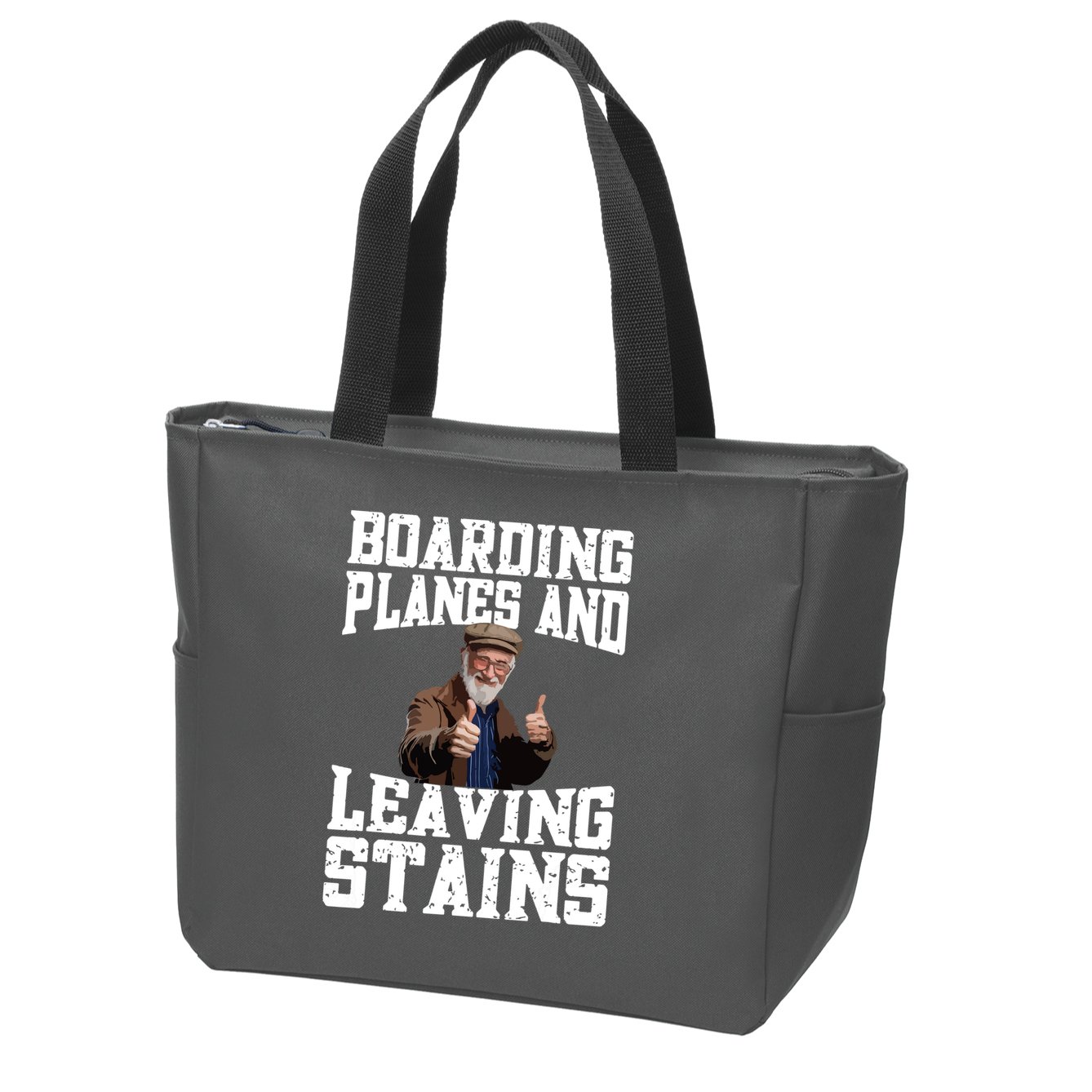 Funny Inappropriate Vacation Design Embarrassing Airport Zip Tote Bag