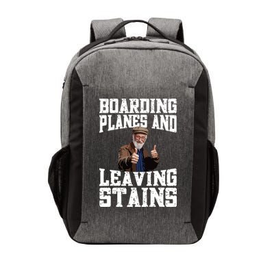 Funny Inappropriate Vacation Design Embarrassing Airport Vector Backpack
