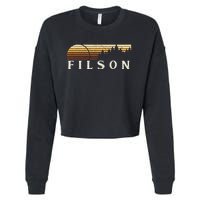 Filson Il Vintage Evergreen Sunset Eighties Retro Cropped Pullover Crew