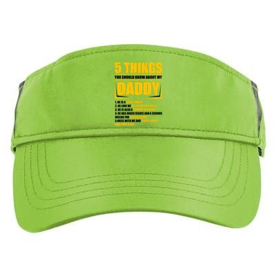 Five Things You Should Know About My Daddy Father's Day Adult Drive Performance Visor