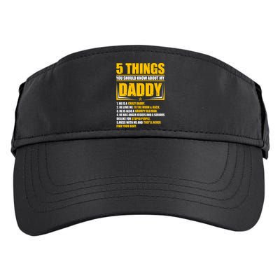 Five Things You Should Know About My Daddy Father's Day Adult Drive Performance Visor
