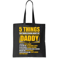 Five Things You Should Know About My Daddy Father's Day Bag