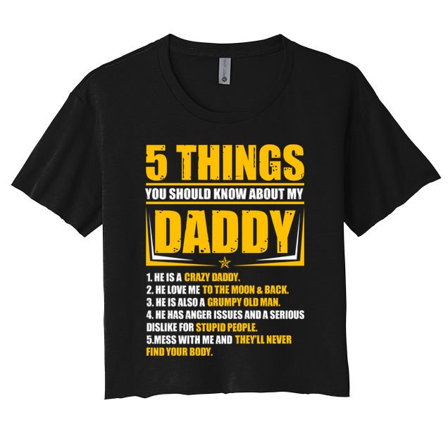 Five Things You Should Know About My Daddy Father's Day Crop Top