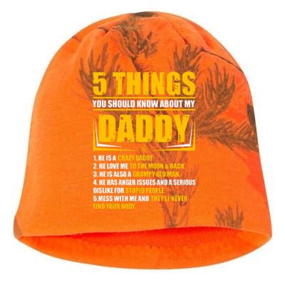 Five Things You Should Know About My Daddy Father's Day Kati - Camo Knit Beanie