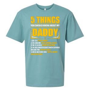 Five Things You Should Know About My Daddy Father's Day Sueded Cloud Jersey T-Shirt