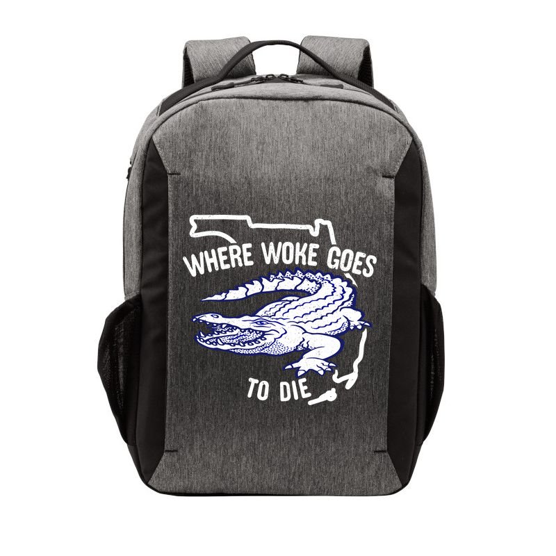Florida Is Where Woke Goes To Die DeSantis Florida Funny Vector Backpack