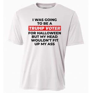 Funny I Was Going To Be A Trump Voter For Halloween But.. Cooling Performance Crew T-Shirt