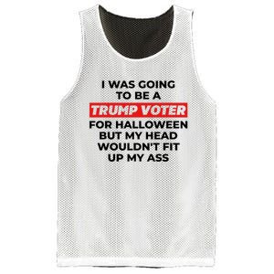 Funny I Was Going To Be A Trump Voter For Halloween But.. Mesh Reversible Basketball Jersey Tank