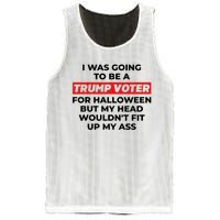 Funny I Was Going To Be A Trump Voter For Halloween But.. Mesh Reversible Basketball Jersey Tank