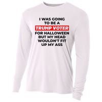 Funny I Was Going To Be A Trump Voter For Halloween But.. Cooling Performance Long Sleeve Crew