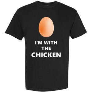 Fun IM With The Chicken Egg Halloween Costume Garment-Dyed Heavyweight T-Shirt