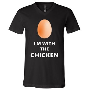 Fun IM With The Chicken Egg Halloween Costume V-Neck T-Shirt