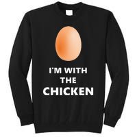 Fun IM With The Chicken Egg Halloween Costume Tall Sweatshirt