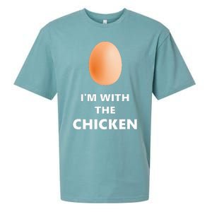 Fun IM With The Chicken Egg Halloween Costume Sueded Cloud Jersey T-Shirt