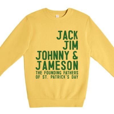 Funny Irisk Whiskey St Patricks Day Premium Crewneck Sweatshirt