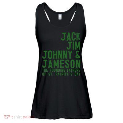 Funny Irisk Whiskey St Patricks Day Ladies Essential Flowy Tank