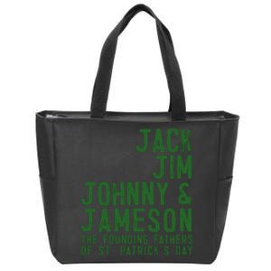 Funny Irisk Whiskey St Patricks Day Zip Tote Bag