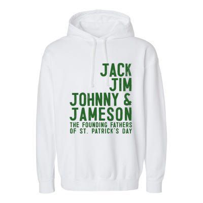 Funny Irisk Whiskey St Patricks Day Garment-Dyed Fleece Hoodie