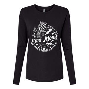 Funny It Was Never A Phase Emo Moms Club MotherS Day Skeleton Gift Womens Cotton Relaxed Long Sleeve T-Shirt