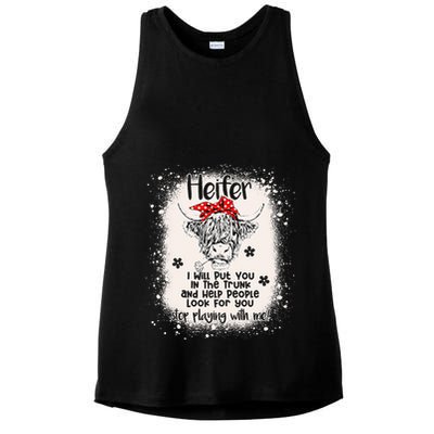 Funny I Will Put You In A Trunk And Help People Look For You Ladies PosiCharge Tri-Blend Wicking Tank