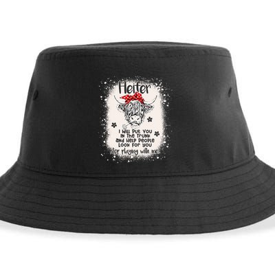 Funny I Will Put You In A Trunk And Help People Look For You Sustainable Bucket Hat