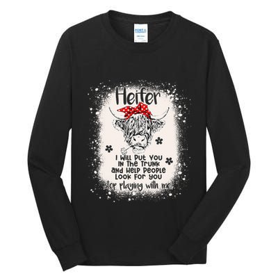 Funny I Will Put You In A Trunk And Help People Look For You Tall Long Sleeve T-Shirt
