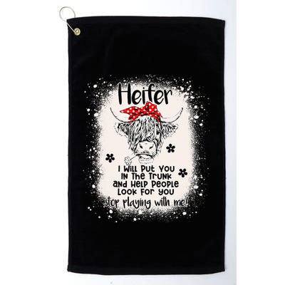 Funny I Will Put You In A Trunk And Help People Look For You Golf Towel
