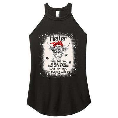 Funny I Will Put You In A Trunk And Help People Look For You Women's Perfect Tri Rocker Tank