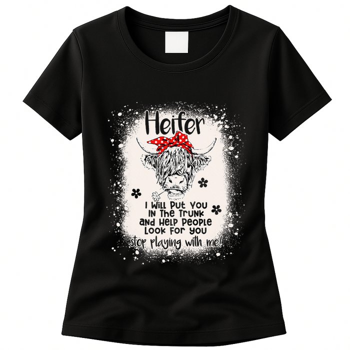 Funny I Will Put You In A Trunk And Help People Look For You Womens T-Shirt