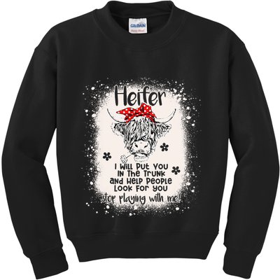 Funny I Will Put You In A Trunk And Help People Look For You Kids Sweatshirt