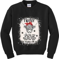 Funny I Will Put You In A Trunk And Help People Look For You Kids Sweatshirt