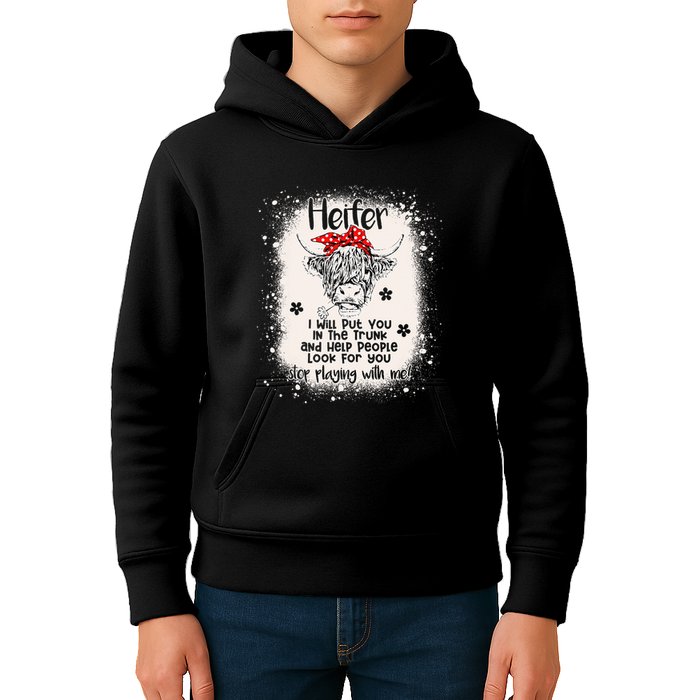 Funny I Will Put You In A Trunk And Help People Look For You Kids Hoodie