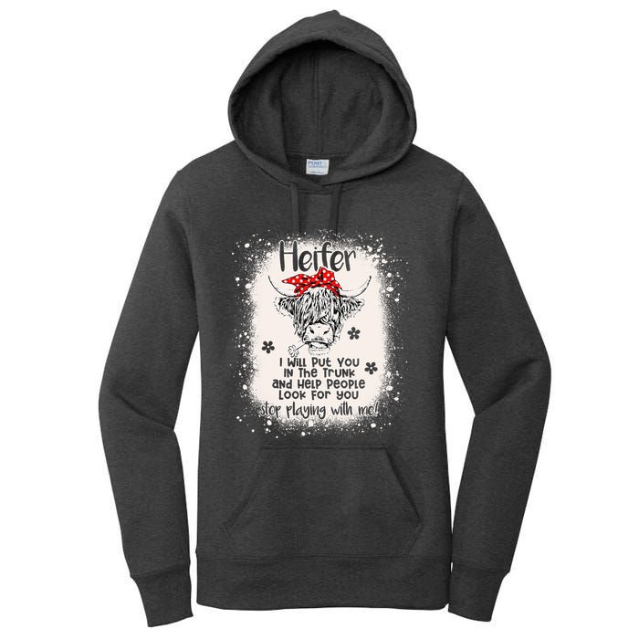 Funny I Will Put You In A Trunk And Help People Look For You Women's Pullover Hoodie