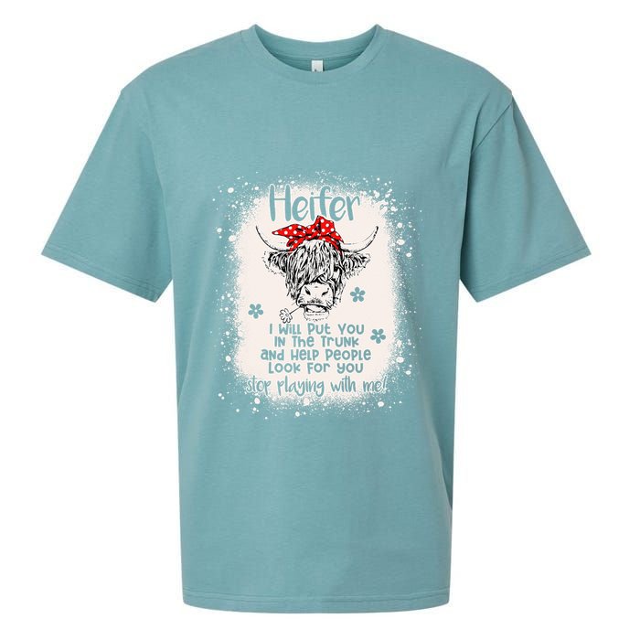 Funny I Will Put You In A Trunk And Help People Look For You Sueded Cloud Jersey T-Shirt