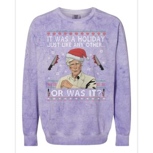 Funny It Was A Holiday Just Like Any Other Or Was It Keith Morrison Colorblast Crewneck Sweatshirt