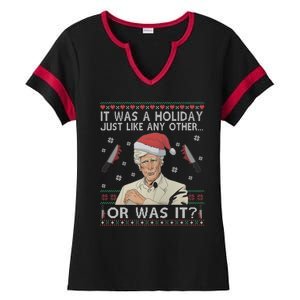 Funny It Was A Holiday Just Like Any Other Or Was It Keith Morrison Ladies Halftime Notch Neck Tee