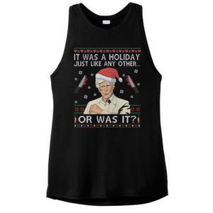 Funny It Was A Holiday Just Like Any Other Or Was It Keith Morrison Ladies PosiCharge Tri-Blend Wicking Tank